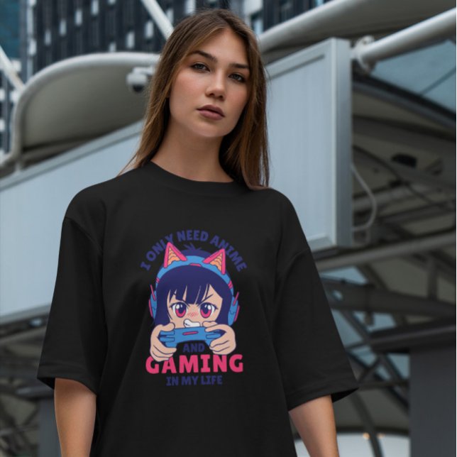 T-shirt Anime Et Jeux (Créateur téléchargé)