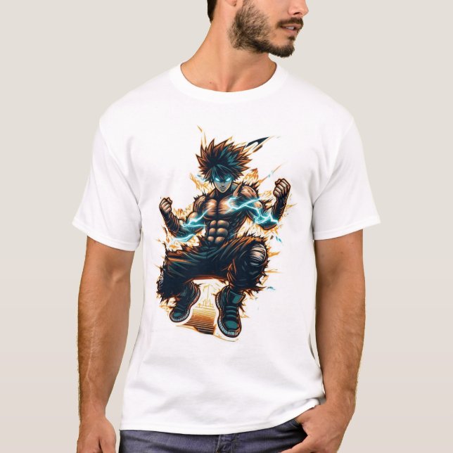 T-shirt Anime Fighter (Devant)