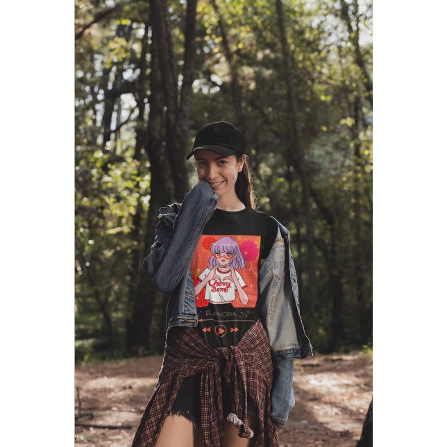 T-shirt Anime fille esthétique "Cherry Bomb" Euphoria Musi (Créateur téléchargé)
