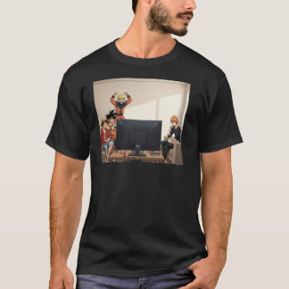 T-shirt Anime Friends Couch Co-Op Tee