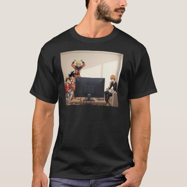T-shirt Anime Friends Couch Co-Op Tee (Devant)