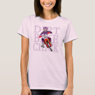 T-shirt Anime Girl Dirt Vélo Chick T Chemise