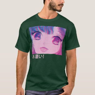 T-shirt Anime Girl Eyes - Japon Culture Art - Japonais Aes