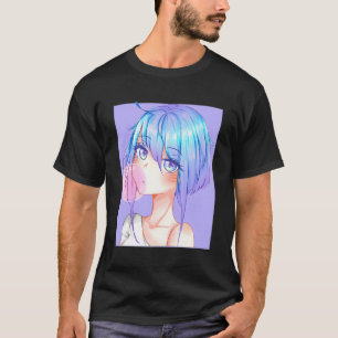 T-shirt Anime Girl Japonais esthétique Anime Otaku Cadeau