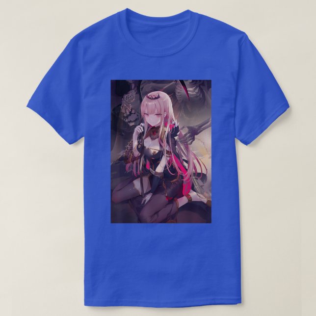 T-shirt Anime Girl Kawaii Waifu Aesthetic Japanese Manga O (Design devant)