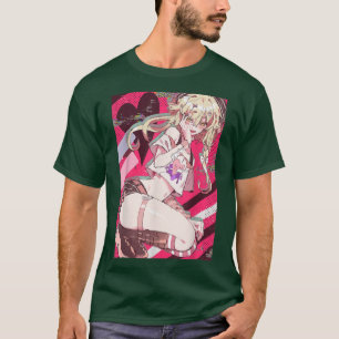 T-shirt Anime Girl Kawaii Waifu esthétique japonaise Manga
