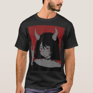 T-shirt Anime Girl Kawaii Waifu esthétique japonaise Otaku
