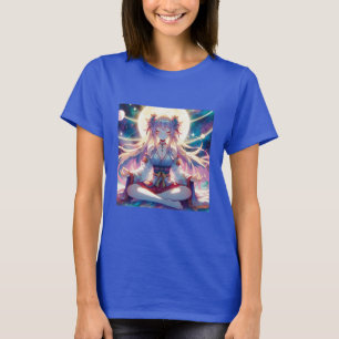 T-shirt Anime Girl Méditant Spirituel