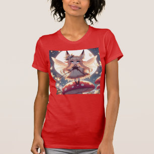 T-shirt Anime Girl Pixie Hippie Lune Fée