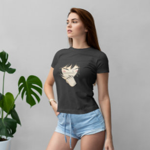T-shirt Anime Girl Rire