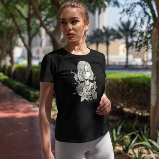 T-shirt Anime Girl Senpai (Créateur téléchargé)