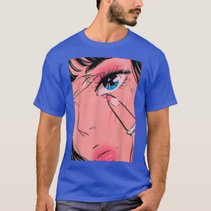 T-shirt Anime Girl Vaporwave Egirl esthétique japonaise Ot
