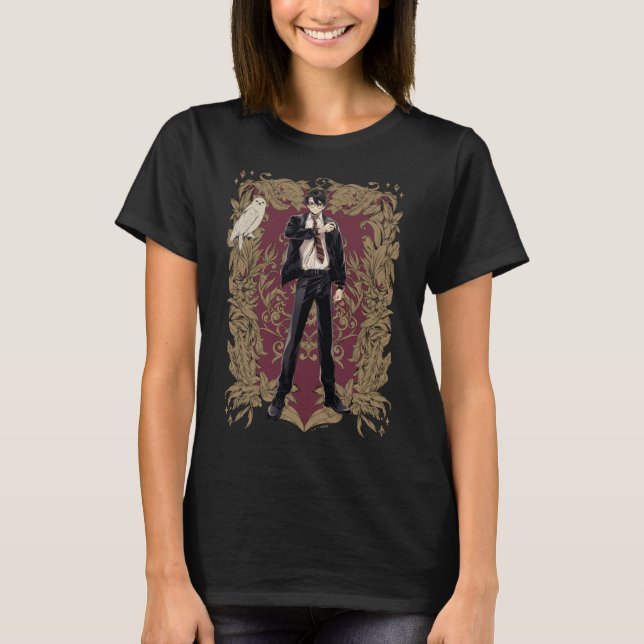 T-shirt Anime HARRY POTTER™ Cadre Orné (Devant)