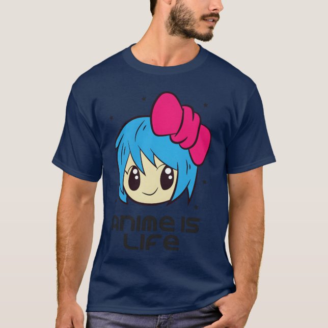 T-shirt Anime Is Life Anime Lover Japanese Anime friends (Devant)