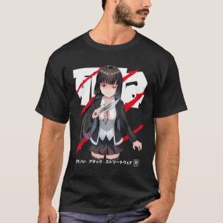 T-shirt Anime japonais Yandere Kawaii