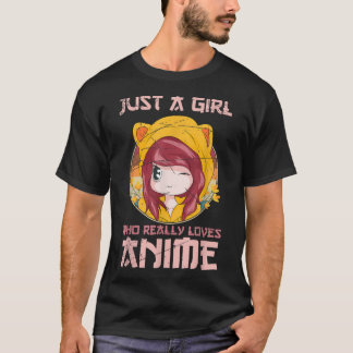 T-shirt Anime japonaise Manga Kawaii Girls Cadeau Otaku An