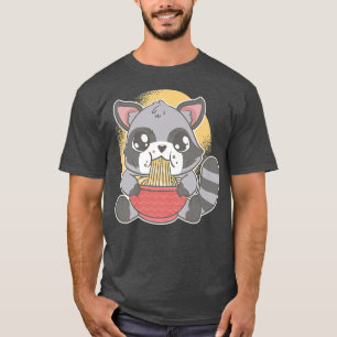 T-shirt Anime Kawaii Raccoon Trash Panda Otaku Japon Cute