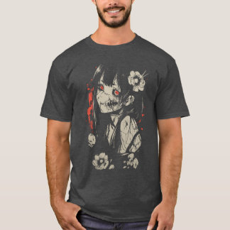 T-shirt Anime Manga Horreur Japon Japonais Effrayant Kawai