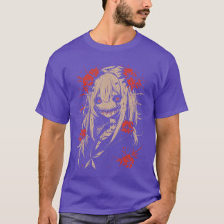 T-shirt Anime Manga Horreur Japon Japonais Effrayant Kawai