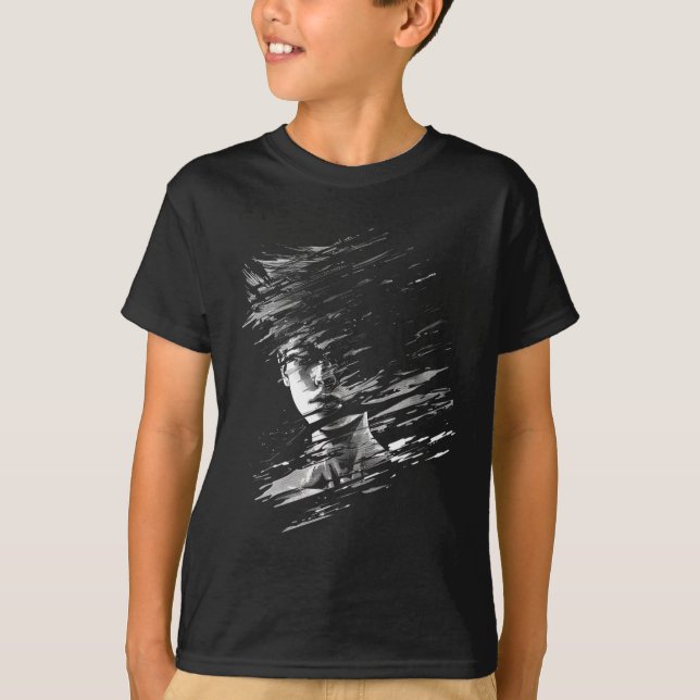 T-shirt Anime Manga Motif Pixel Illustration Anime (Devant)