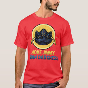 T-shirt Anime Ninjas Se Déplacer De L'Obscurité Samurais M