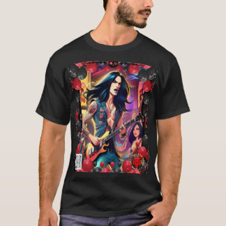 T-shirt Animé Rocker au Bar