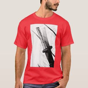 T-shirt Anime Samurai Katana Manga esthétique japonaise Ot