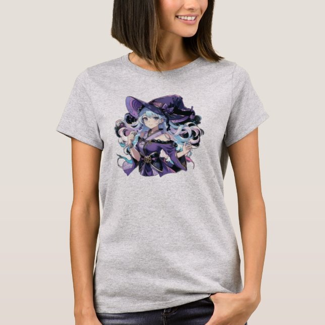 T-shirt Anime/Sorcière/halloween (Devant)