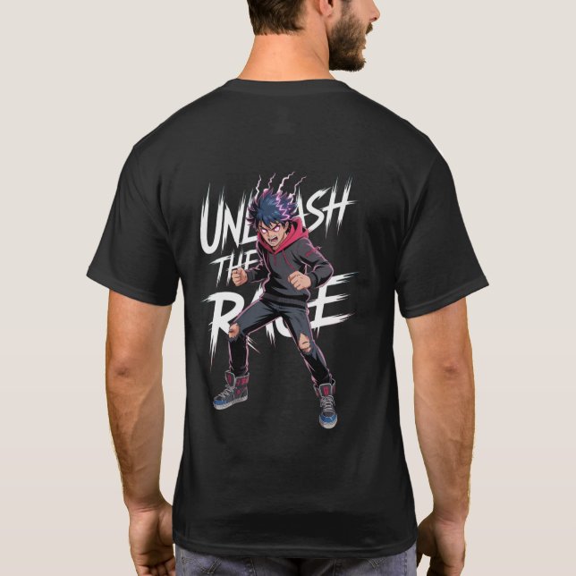 T-shirt Anime Streetwear : Combine les vêtements d (Dos)
