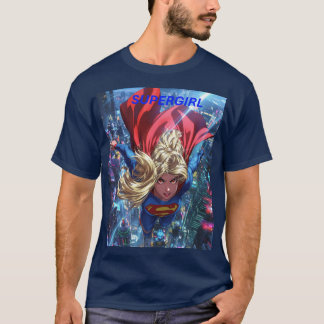 T-shirt Anime Supergirl Dark Tee