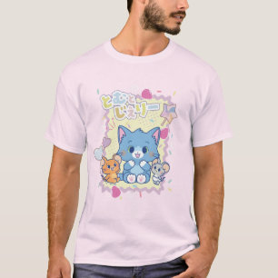 T-shirt Anime Tom et Jerry Strawberry Fun