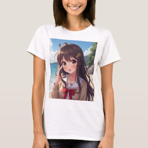 T-shirt Anime waifu