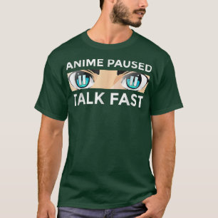 T-shirt Animee Art Girls Animee Paused Talk Fasts Animee L