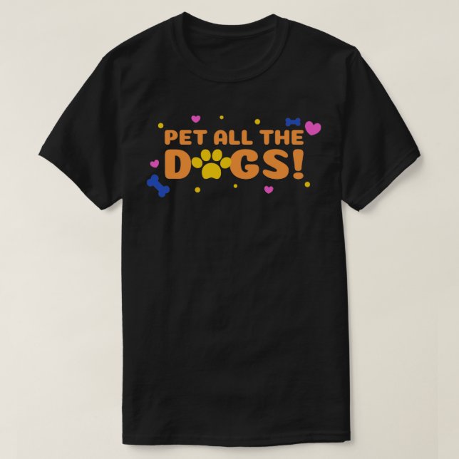 T-shirt Animer tous les chiens (Design devant)