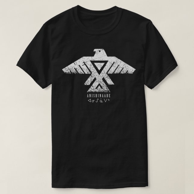 T-shirt Anishinaabe Thunderbird Amérindien (Design devant)