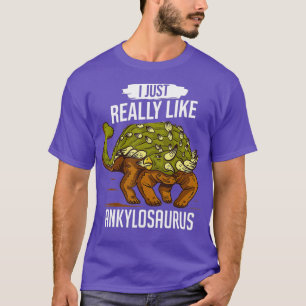 T-shirt Ankylosaurus Dinosaur Cadeau Dino Fossile
