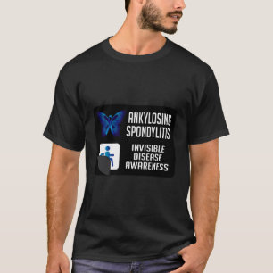 T-shirt Ankyloser Spondylitis Papillon Arthrite Guerrier