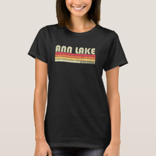 T-shirt Ann Lake Minnesota Funny Pêche Camping Été