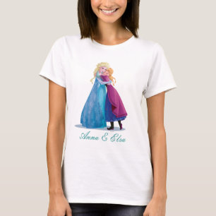 T-shirt Anna et Elsa   Accrochage