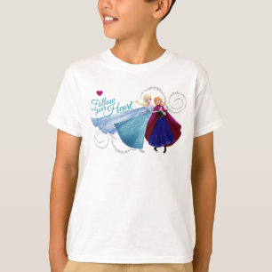 T-shirt Anna et Elsa  Amour de la famille