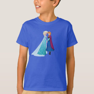 T-shirt Anna et Elsa  Ensemble pour toujours