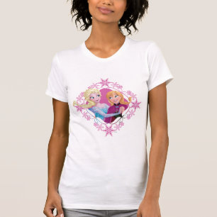 T-shirt Anna et Elsa  Famille pour toujours