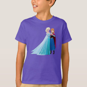 T-shirt Anna et Elsa  Les Soeurs brillent ensemble