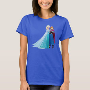 T-shirt Anna et Elsa  Les Soeurs brillent ensemble