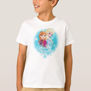 T-shirt Anna et Elsa  Soeurs pour toujours