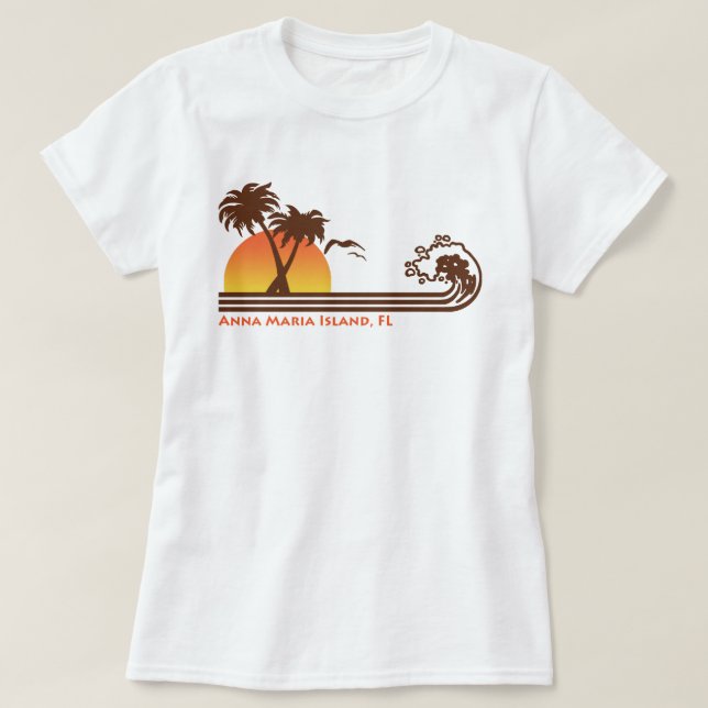 T-shirt Anna Maria Island FL (Design devant)