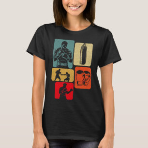 T-shirt Anneau de boxe de boxeur Comt Sport Lutte Gant de