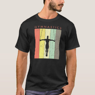 T-shirt Anneaux de gymnastique Vintage rétro