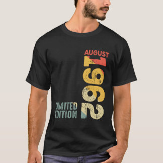 T-shirt Année 1962 août 1962 1962 1962 Depuis 1962