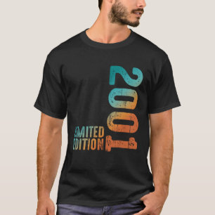 T-shirt Année 2001 Naissance Esthétique Vintage 2001 Depui
